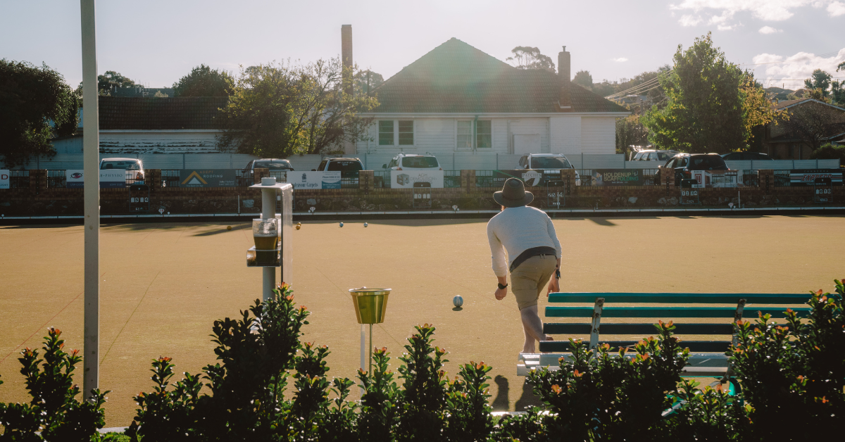 Spend a day in Queanbeyan playing barefoot bowls at Campbell & George.