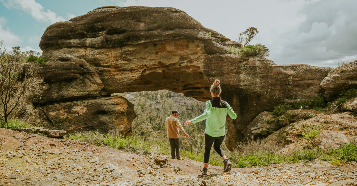 Corang Arch hike in Morton National Park