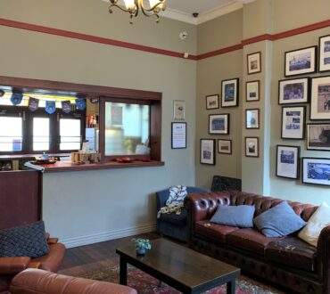 Captains Flat Hotel interior lounge bar