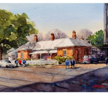 Museum Water colour by Girish Torasker urban Sketchers 2021